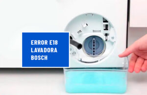 error e18 lavadora bosch