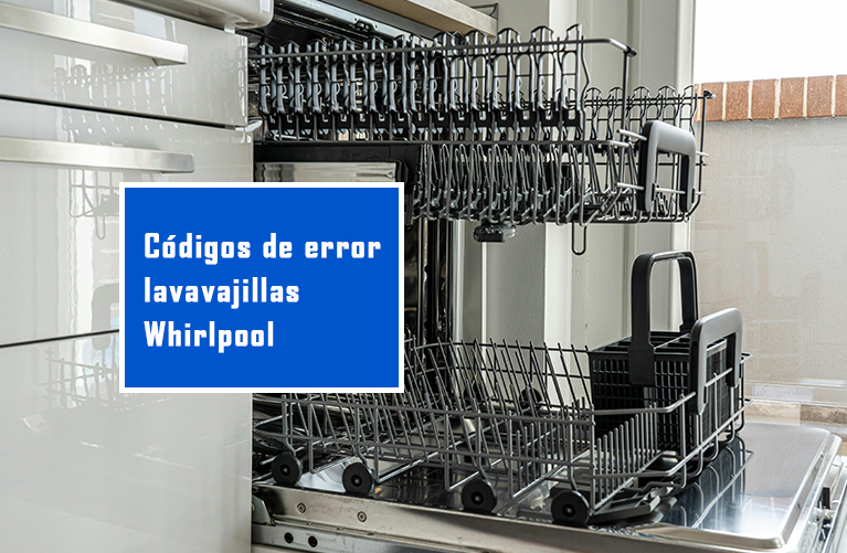 Códigos de error lavavajillas Whirlpool